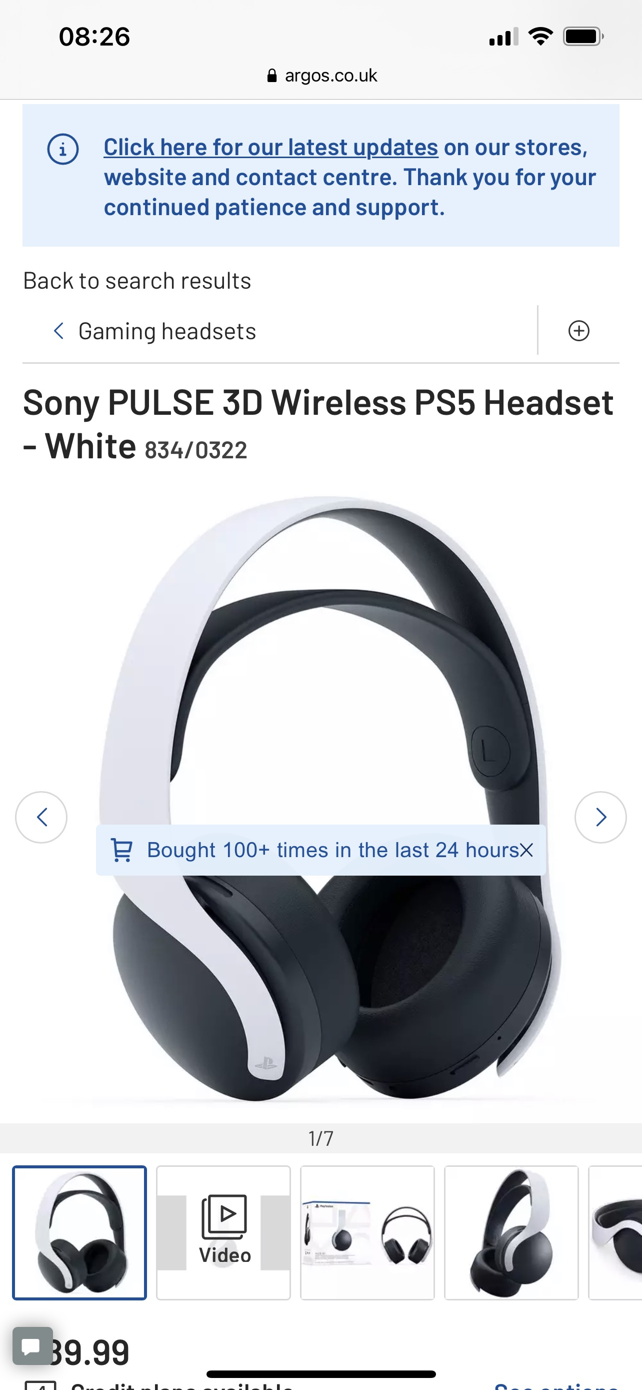 ps5 pulse 3d headset uk
