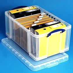 useful really box 64l boxes litre storage plastic 310h 710l 440w mm hotukdeals rub staples