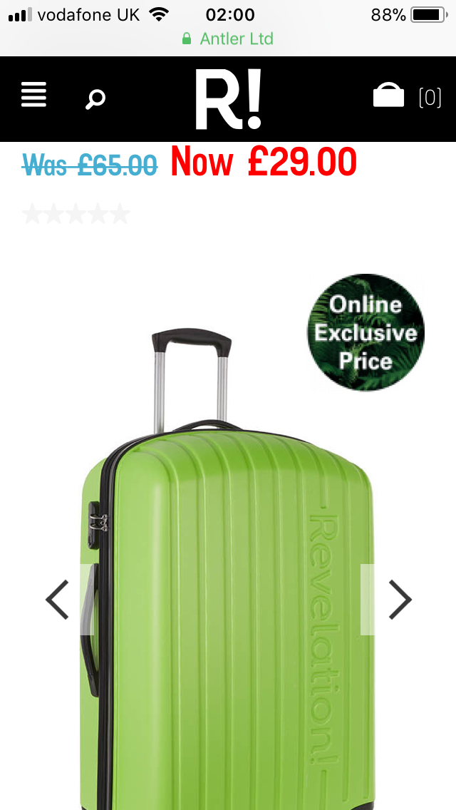 morrisons revelation suitcases