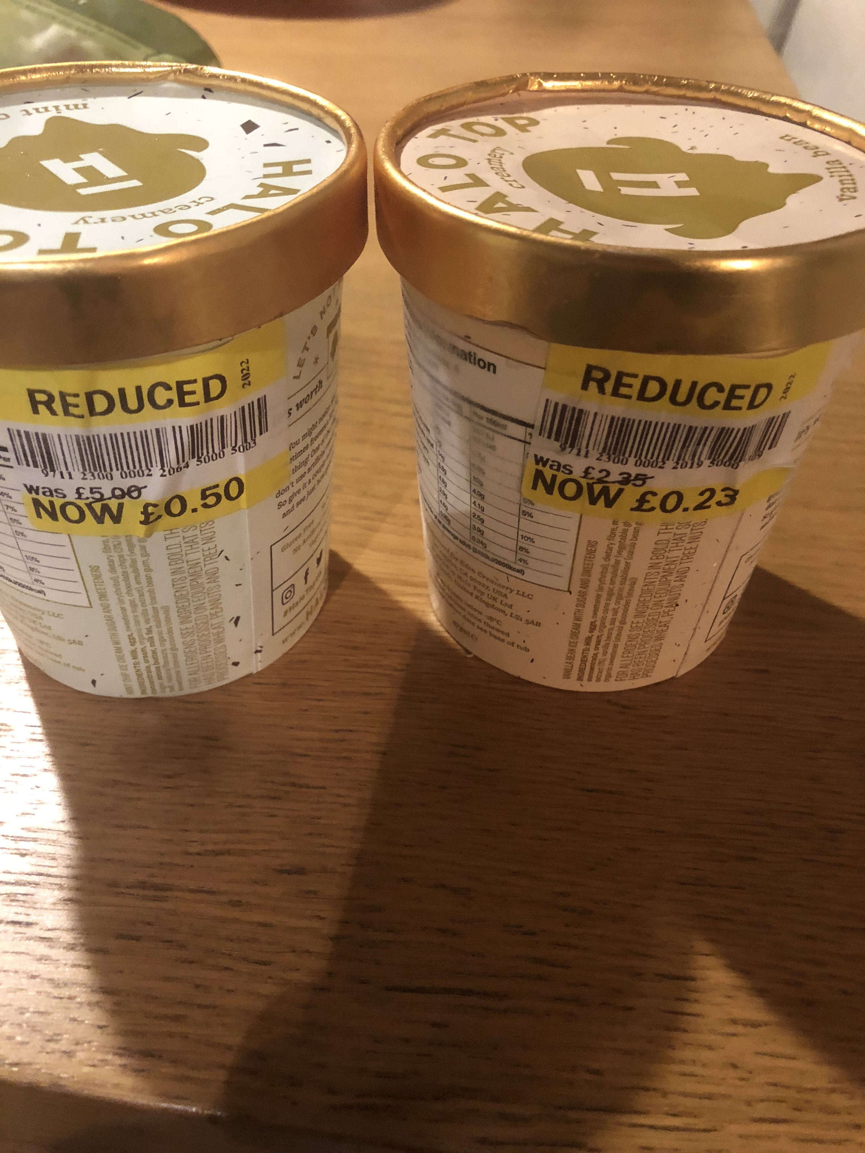 low cal ice cream tesco