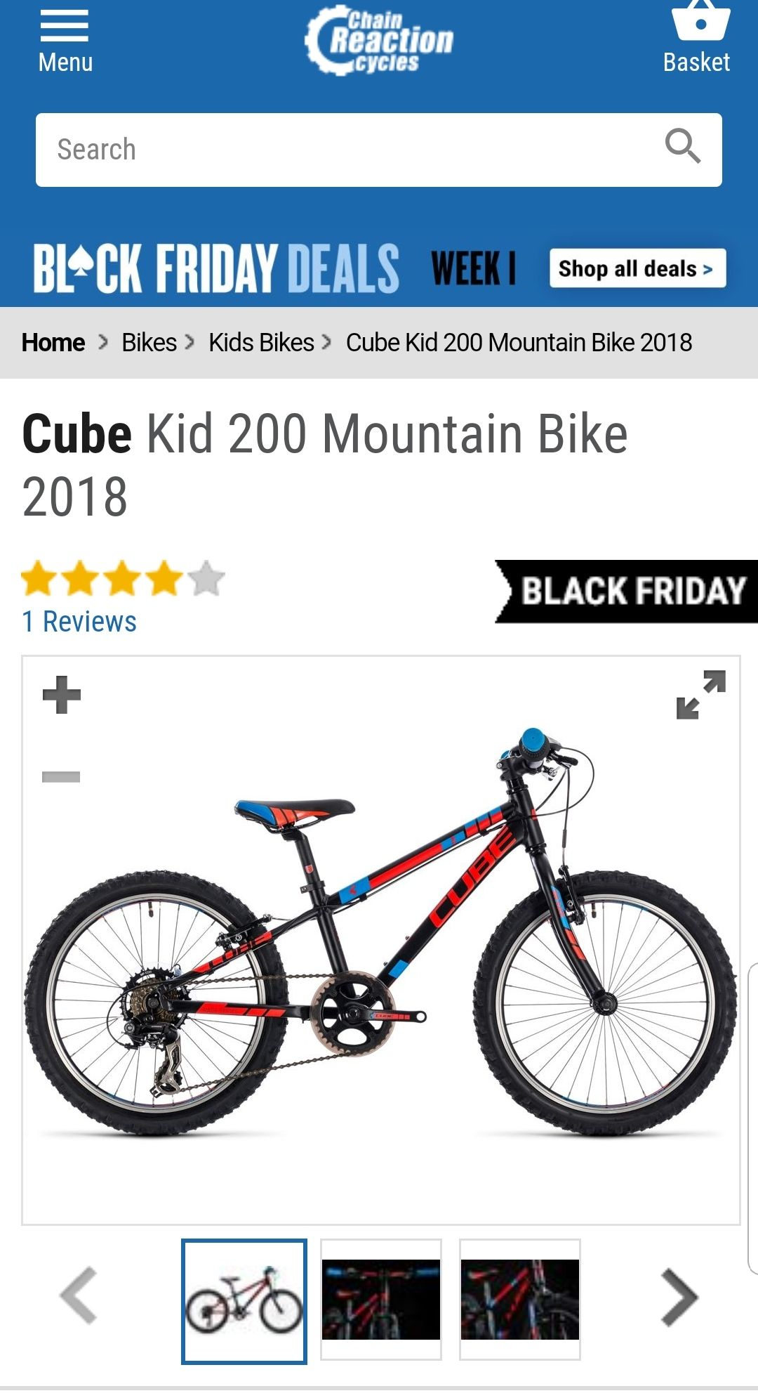 black friday cube bike