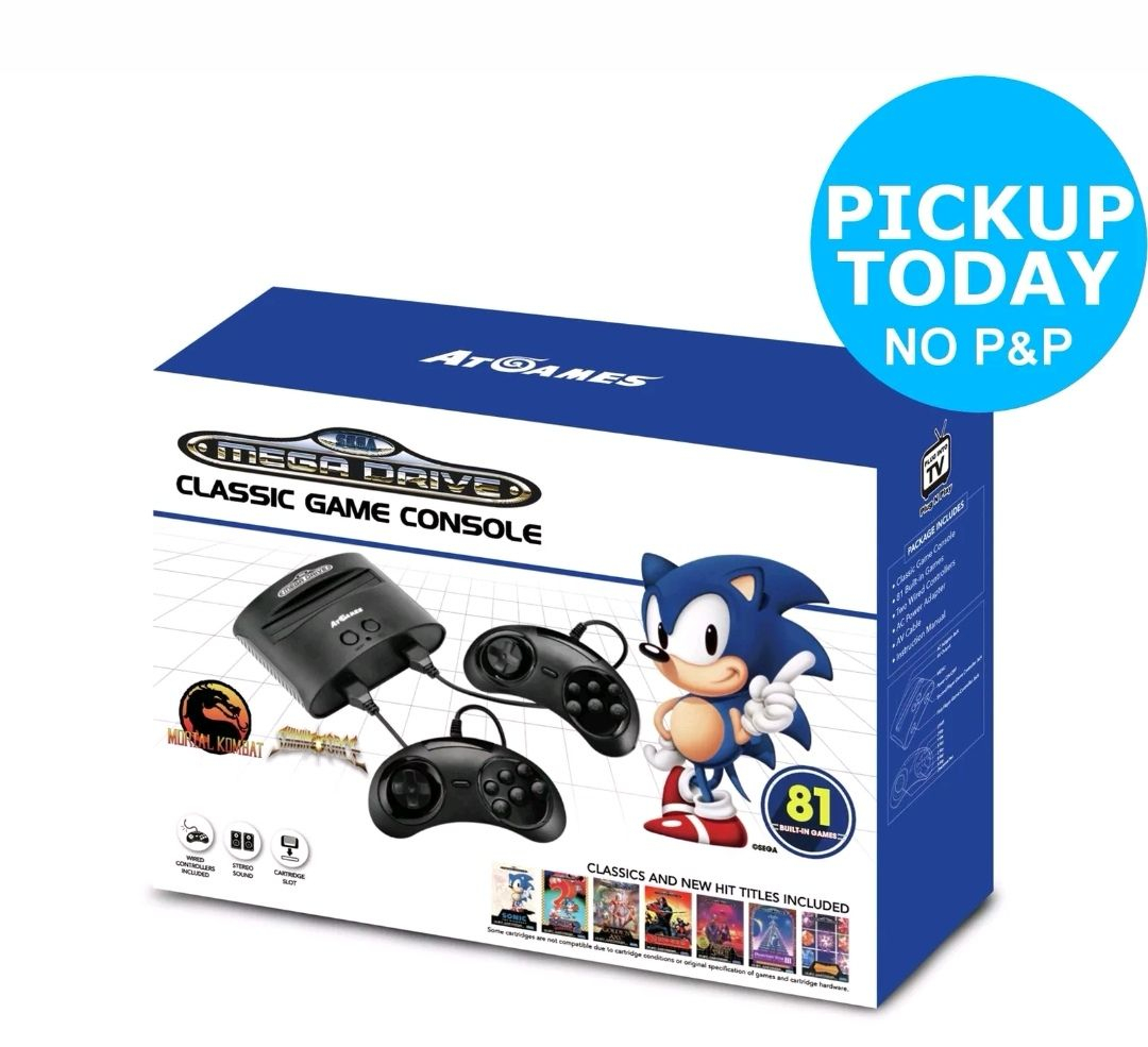 Sega Megadrive Standard Game Console with 81 Games € 39.99 + Free C & C @ Argos Ebay