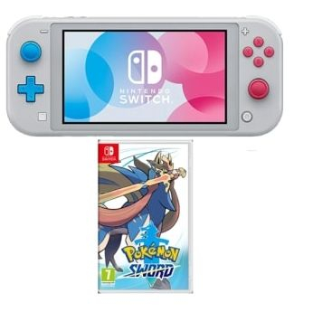 Nintendo Switch Lite Zacian Zamazenta Edition Includes