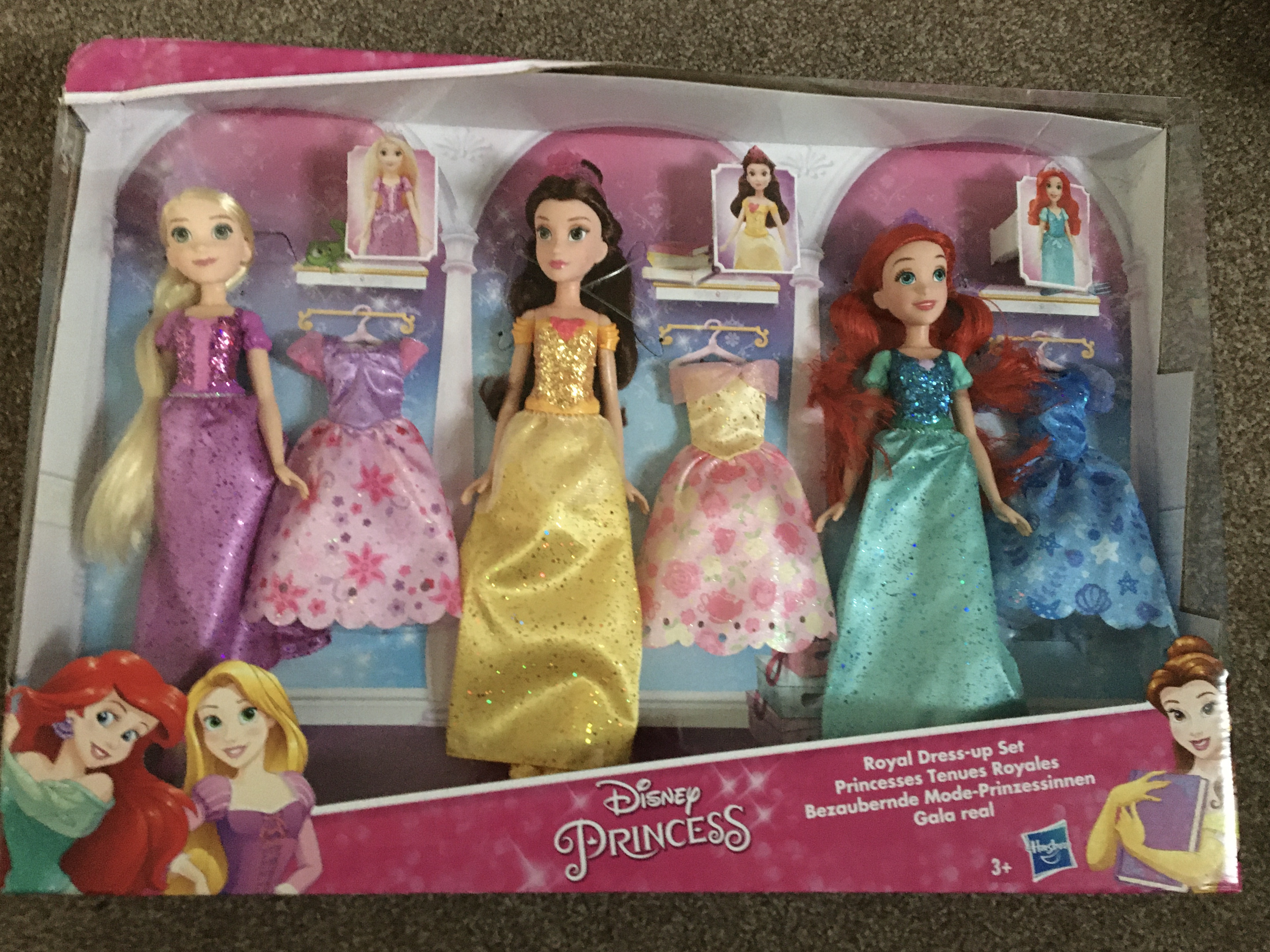 tesco disney princess dolls set