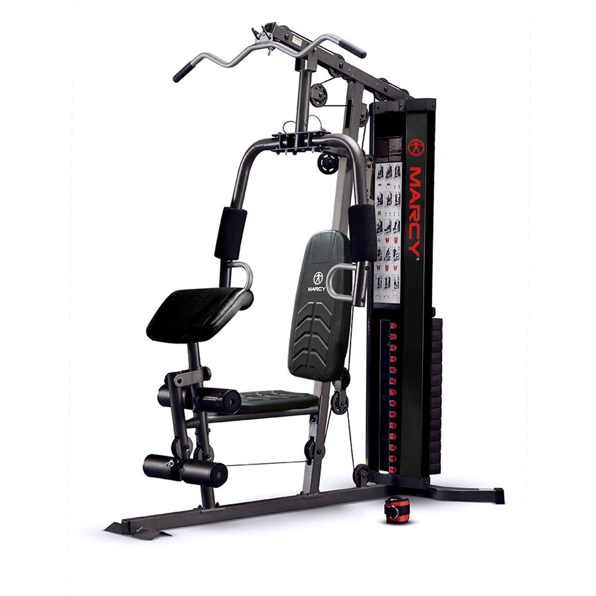 marcy 150lb stack home gym dementions