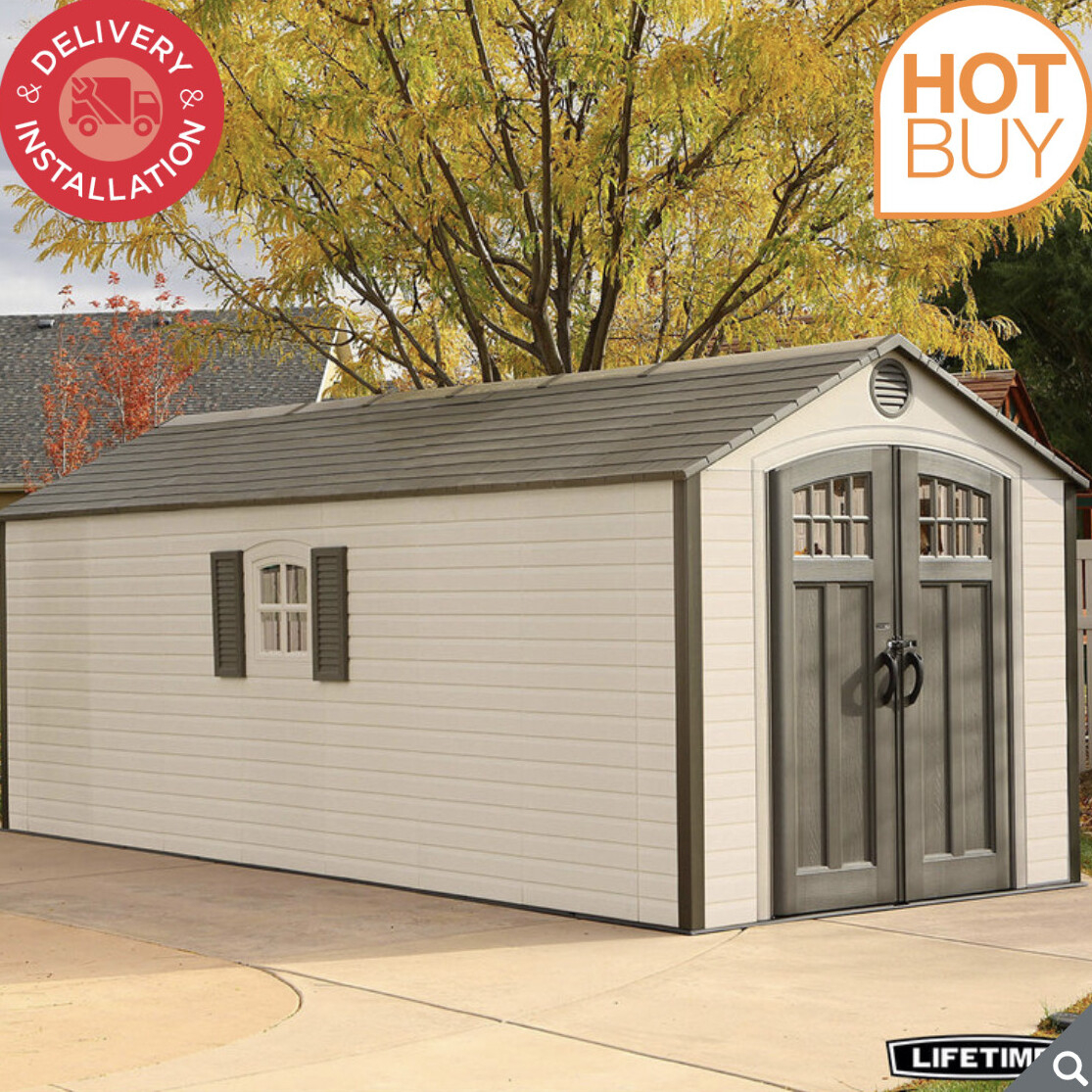 Jtf Mega Warehouse Lifestyle 8x6ft Metal Shed Kit