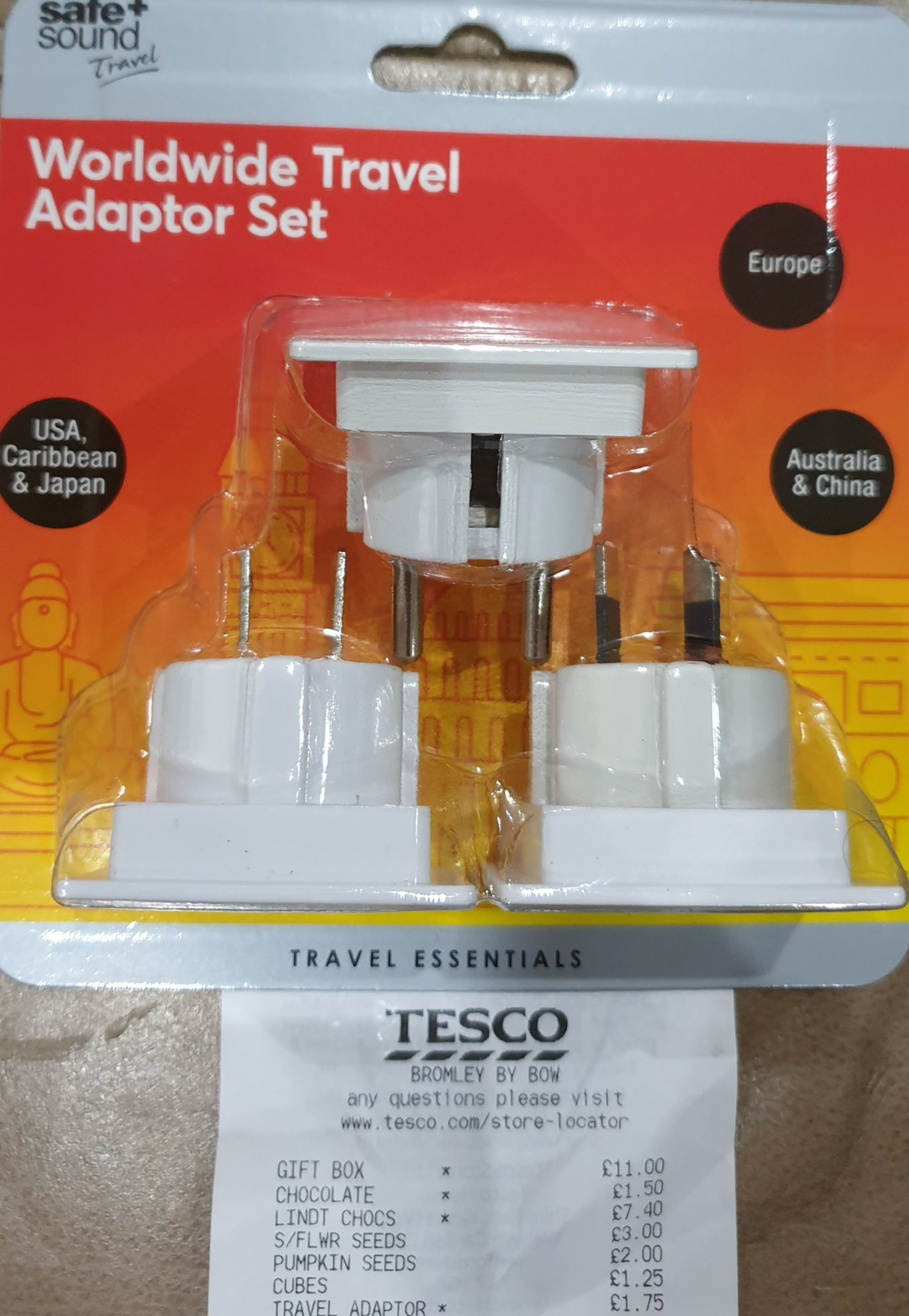 Tesco Travel Plug Adapter Clearance 1 75 Instore Tesco London Hotukdeals