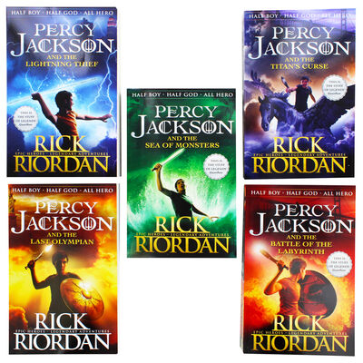 Percy Jackson: 5 Book Collection - (Paperback) - The Works for £10 ...